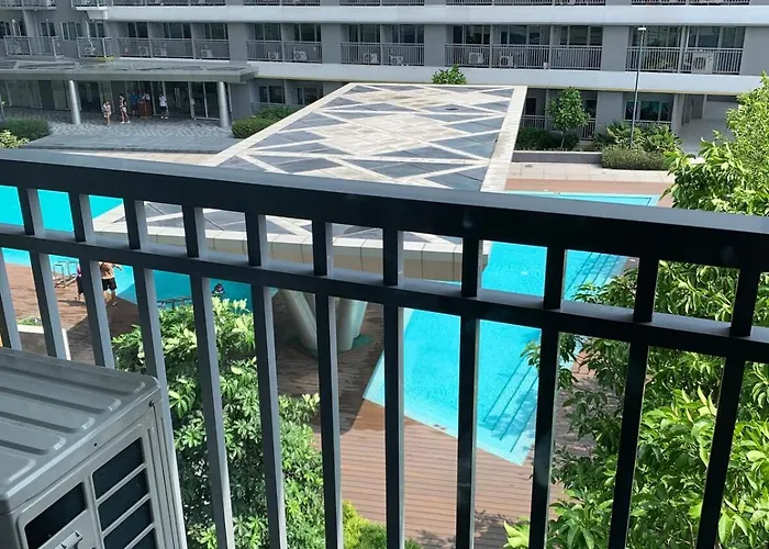 Fame Tower1 2-bedrooms Rms W Aircon Washer Balcony